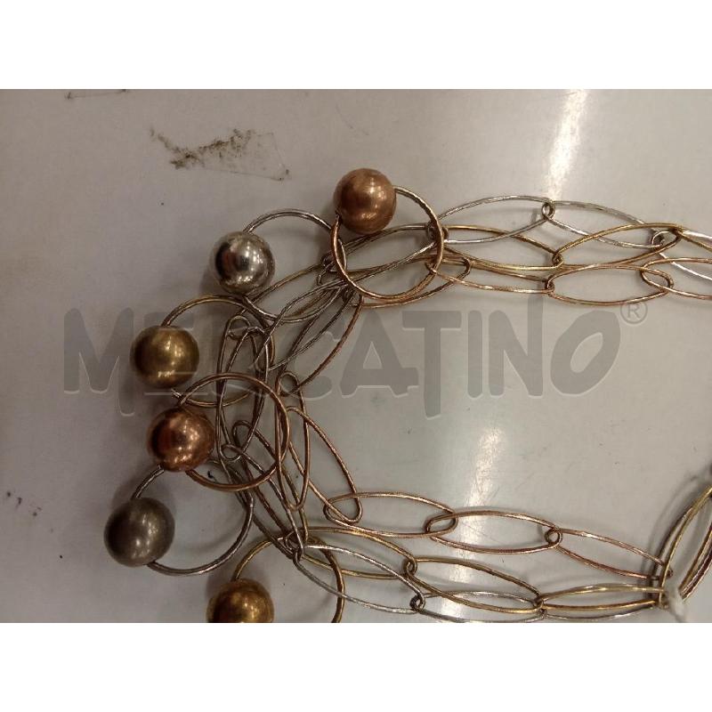 BRACCIALE A. CERCHIETTI OVALI CON PENDENTI  | Mercatino dell'Usato San giorgio del sannio 2