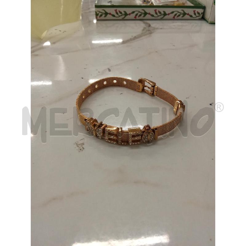 BRACCIALE DORATO NOME ELE STRASS ARGENTATI  | Mercatino dell'Usato San giorgio del sannio 1