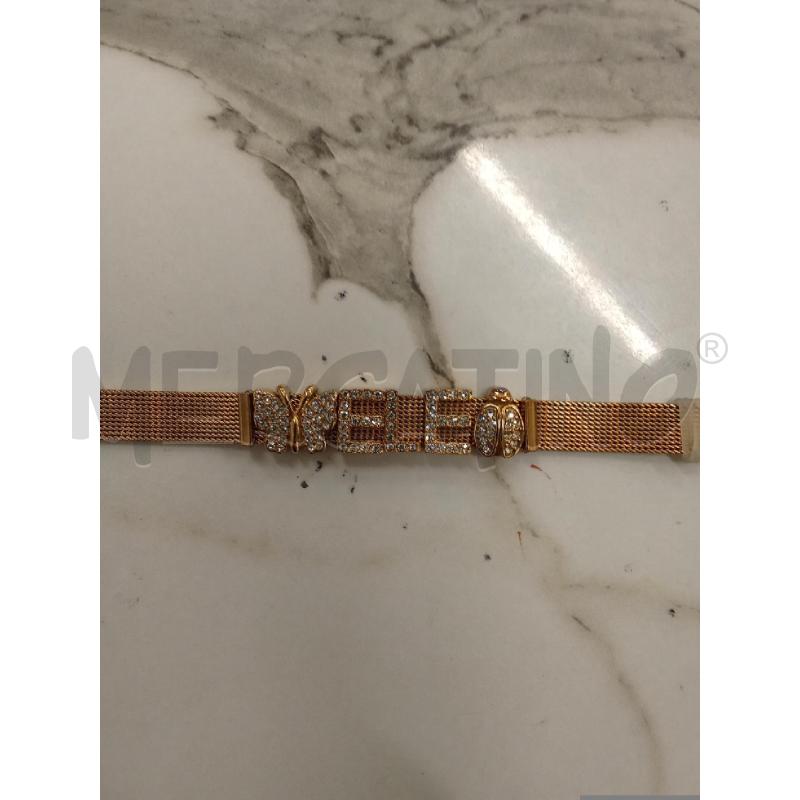 BRACCIALE DORATO NOME ELE STRASS ARGENTATI  | Mercatino dell'Usato San giorgio del sannio 2