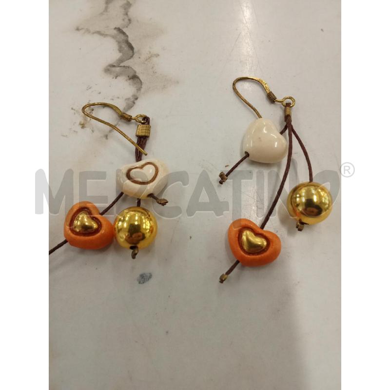 BRACCIALE + ORECCHINI THUN CUORE ARANCIONE BIANCO | Mercatino dell'Usato San giorgio del sannio 2