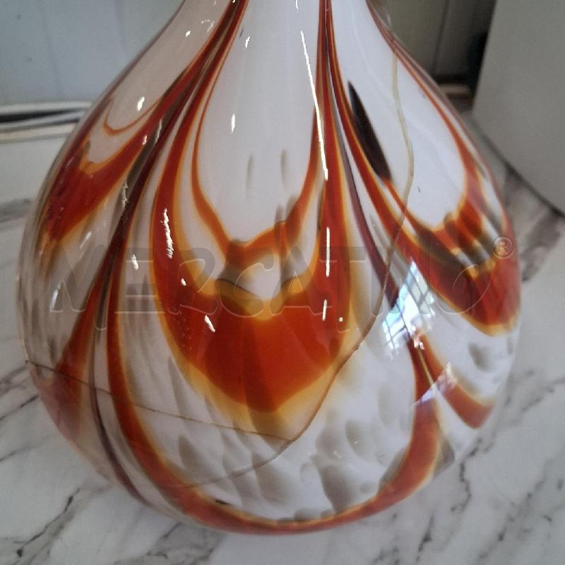 BROCCA VETRO MURANO INCOLLATA SCHEGGIATA  | Mercatino dell'Usato San giorgio del sannio 3
