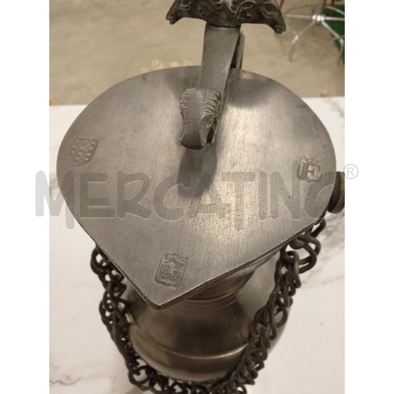 BROCCA VINATGE PELTRO CON CATENA 30CM | Mercatino dell'Usato San giorgio del sannio 5