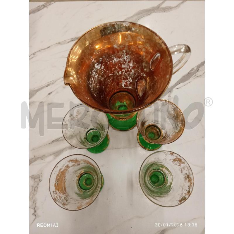 BROCCA +CALICI DORATI VERDI  | Mercatino dell'Usato San giorgio del sannio 2