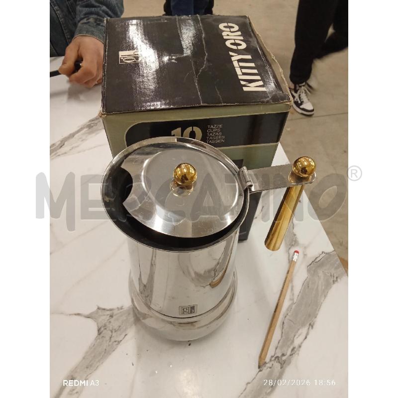 CAFFETTIERA KITTY ORO  | Mercatino dell'Usato San giorgio del sannio 1