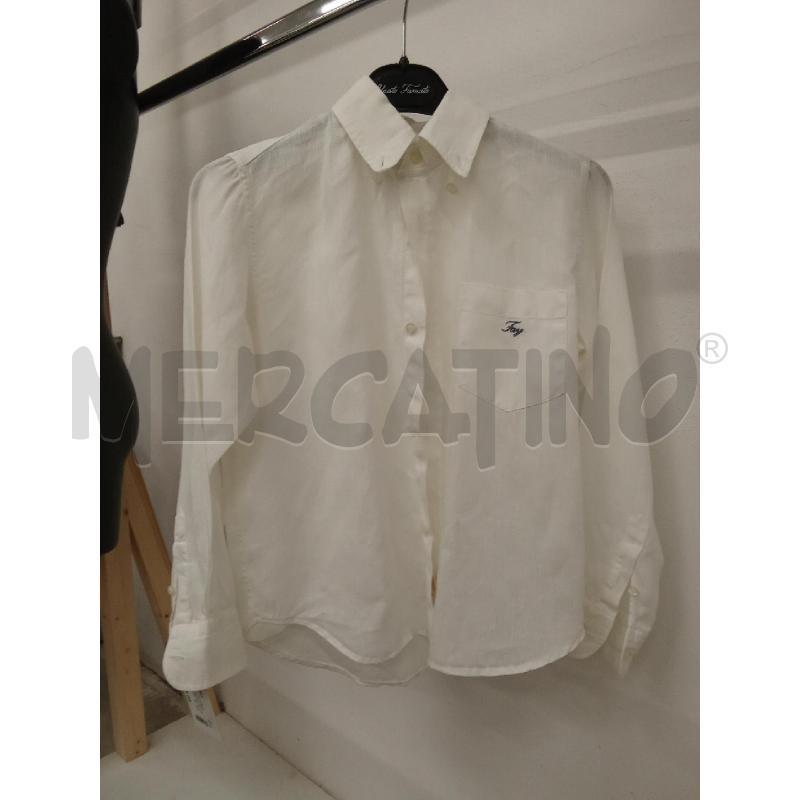 CAMICIA BAMBINO FAY BIANCA 100%LINO | Mercatino dell'Usato San giorgio del sannio 1
