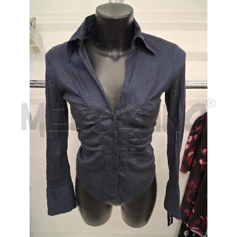 CAMICIA DONNA BLU NOTTE RIGHE MAX & CO  | Mercatino dell'Usato San giorgio del sannio 1