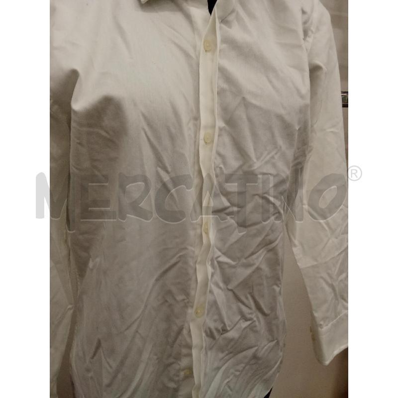 CAMICIA UOMO BIANCA HUGO BOSS RIGHE BIANCHE DET.GRIGIO | Mercatino dell'Usato San giorgio del sannio 3