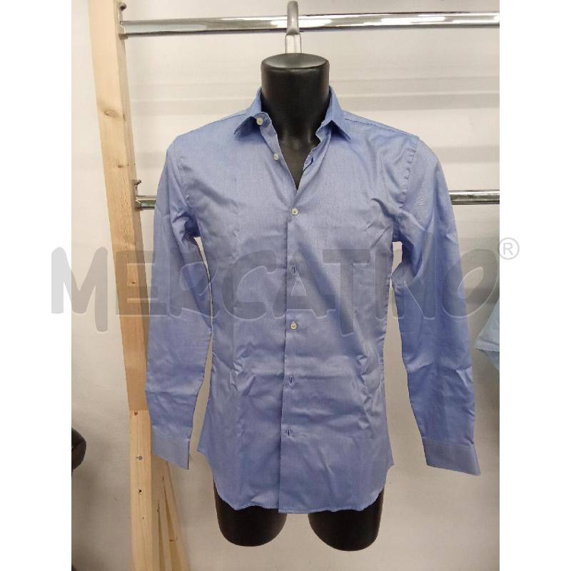 CAMICIA UOMO CELESTE ZARA | Mercatino dell'Usato San giorgio del sannio 1