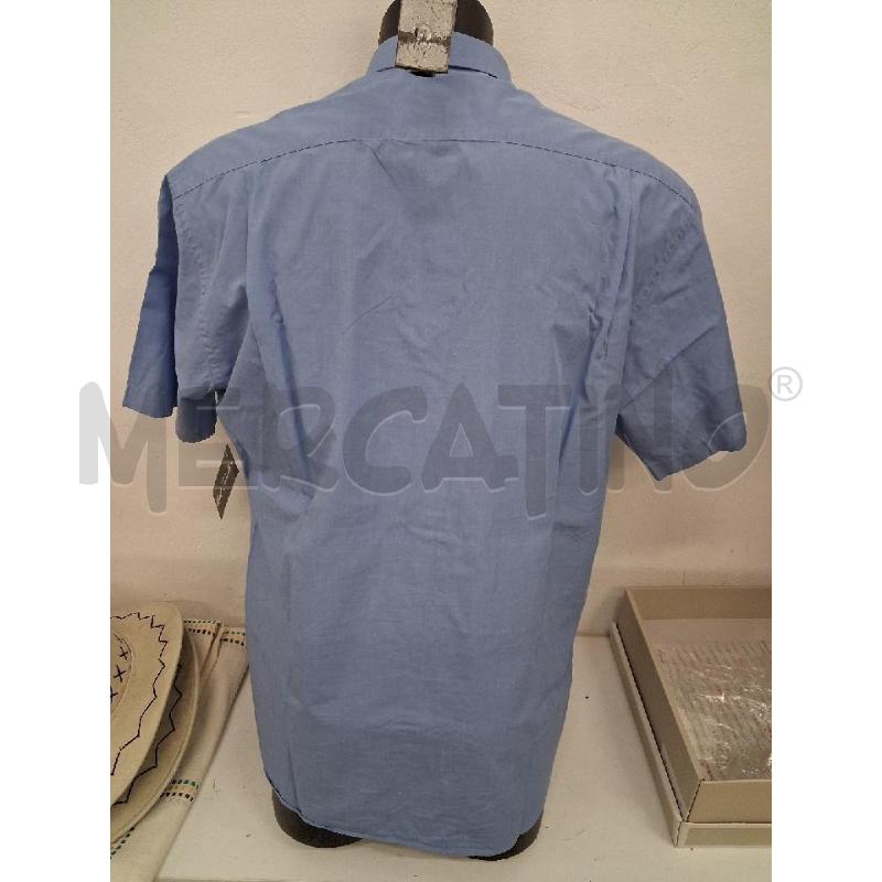 CAMICIA UOMO YVES SAINT LAURENT AZZURRA MANICA CORTA | Mercatino dell'Usato San giorgio del sannio 3