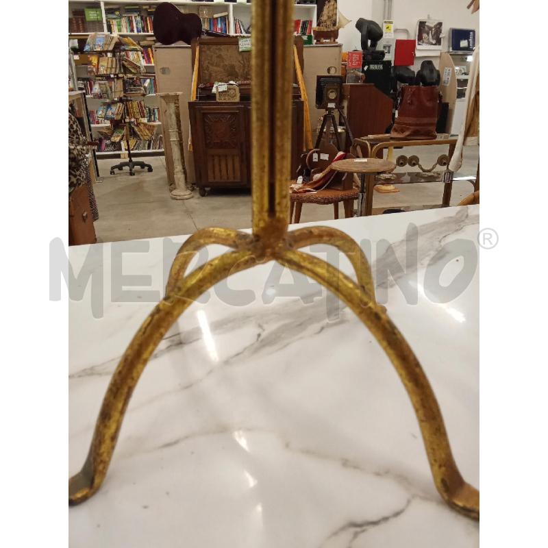 CANDELABRO 5 BRACCIA DORATE METALLO | Mercatino dell'Usato San giorgio del sannio 3