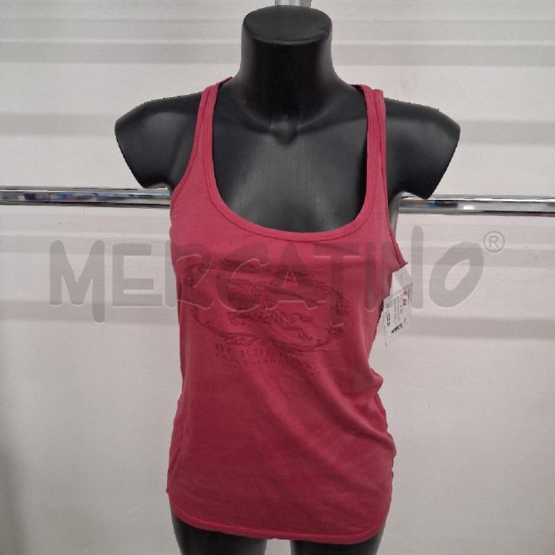 CANOTTA DONNA FUCSIA LOGO SCURO  | Mercatino dell'Usato San giorgio del sannio 1