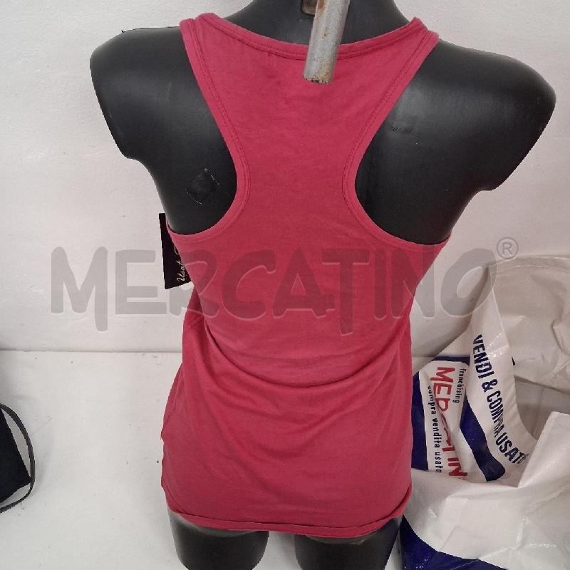 CANOTTA DONNA FUCSIA LOGO SCURO  | Mercatino dell'Usato San giorgio del sannio 3
