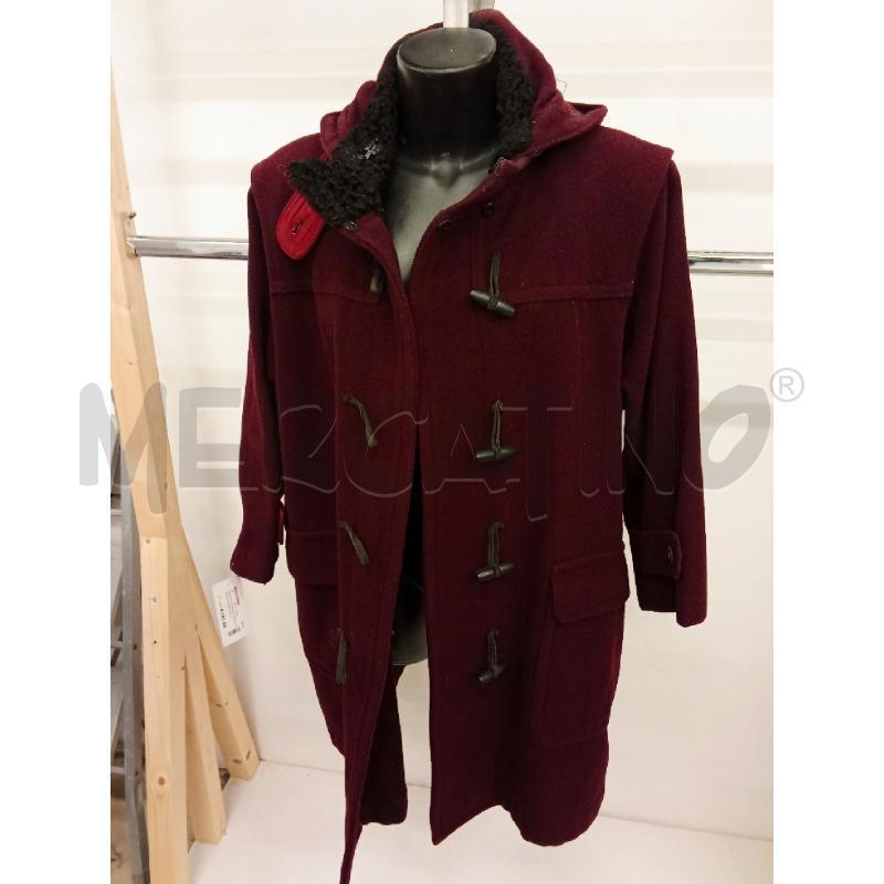 CAPPOTTO DONNA MONTGOMERY VALENTINO JEANS BORDEAUX DET.NERO | Mercatino dell'Usato San giorgio del sannio 1