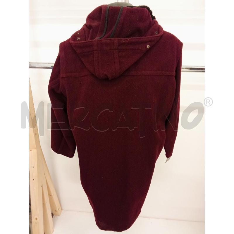 CAPPOTTO DONNA MONTGOMERY VALENTINO JEANS BORDEAUX DET.NERO | Mercatino dell'Usato San giorgio del sannio 3
