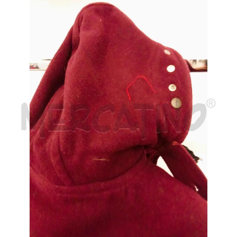 CAPPOTTO DONNA MONTGOMERY VALENTINO JEANS BORDEAUX DET.NERO | Mercatino dell'Usato San giorgio del sannio 4