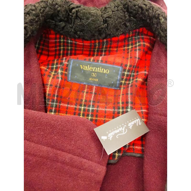 CAPPOTTO DONNA MONTGOMERY VALENTINO JEANS BORDEAUX DET.NERO | Mercatino dell'Usato San giorgio del sannio 5