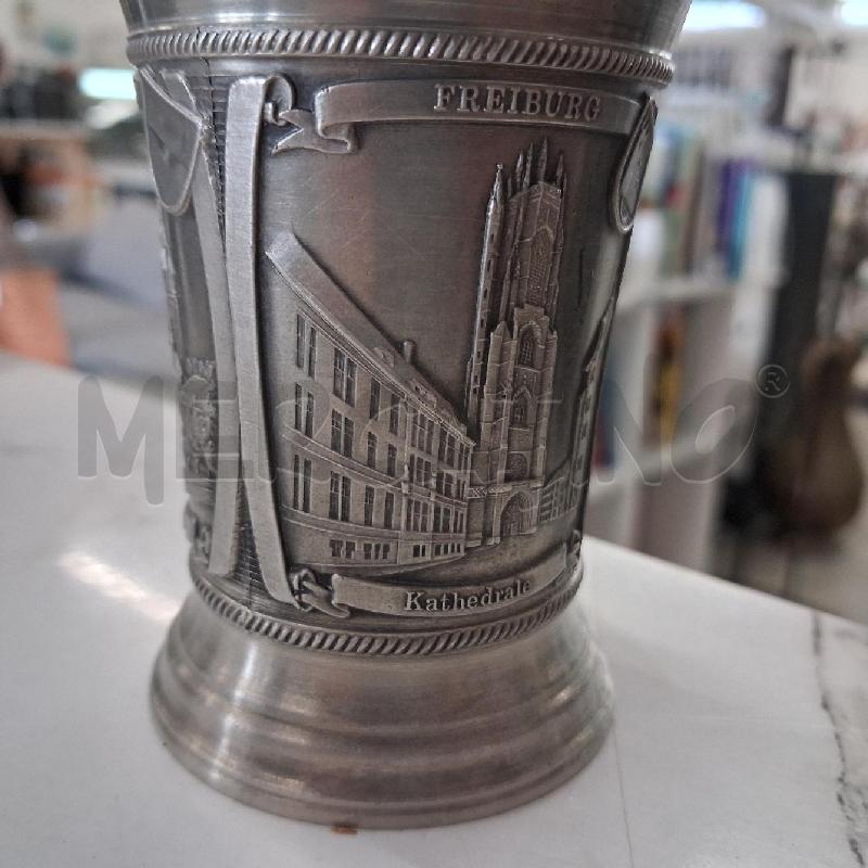CARAFFA + BICCHIERINI PELTRO + BICCHIERINI LAVORATI  | Mercatino dell'Usato San giorgio del sannio 4