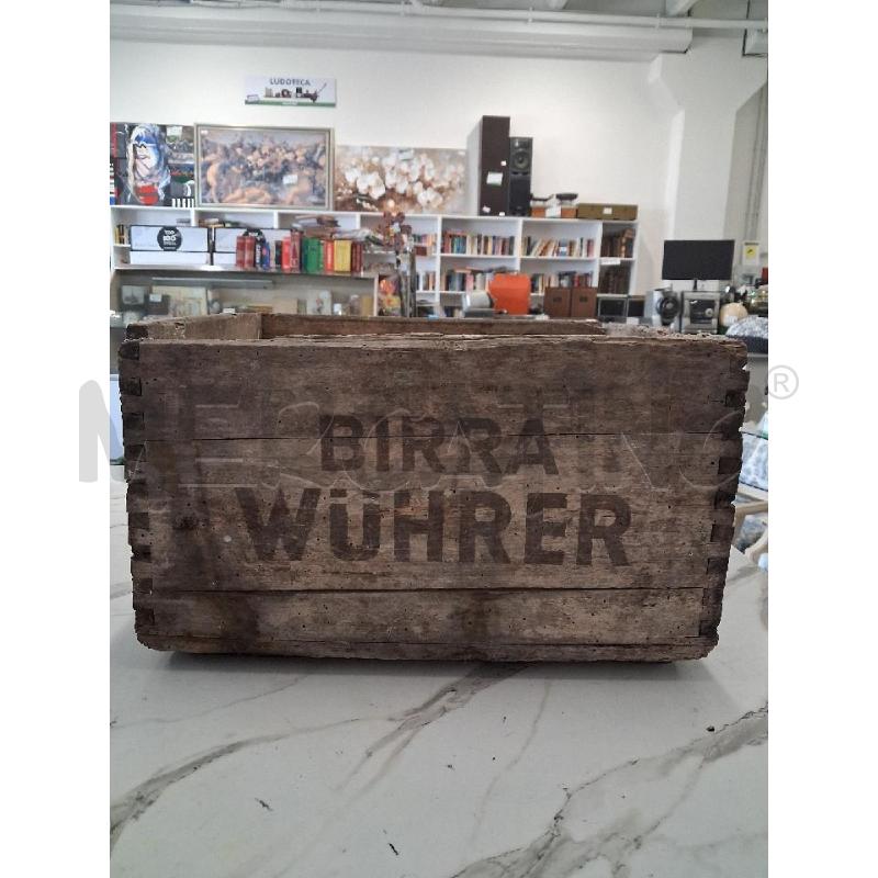 CASSETTA LEGNO BIRRA WURTHER  | Mercatino dell'Usato San giorgio del sannio 1