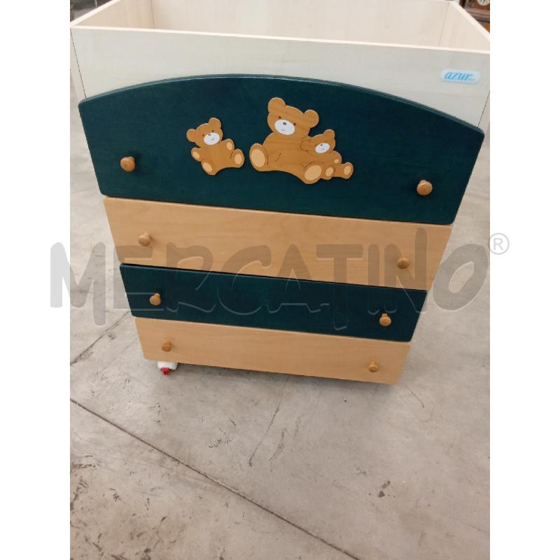 CASSETTIERA FASCIATOIO FRASSINO VERDE ORSACCHIOTTI AZUL | Mercatino dell'Usato San giorgio del sannio 4