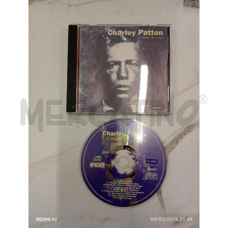 CD CHARLEY PATTON  | Mercatino dell'Usato San giorgio del sannio 1