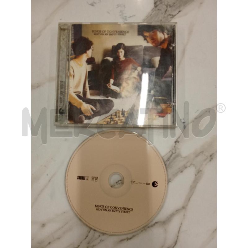CD KINGS OF CONVENIENCE RIOT ON AN EMPTY STREET | Mercatino dell'Usato San giorgio del sannio 1