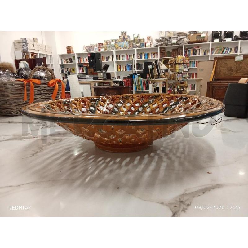CENTROTAVOLA CERAMICA FORATO COLORATO  | Mercatino dell'Usato San giorgio del sannio 1