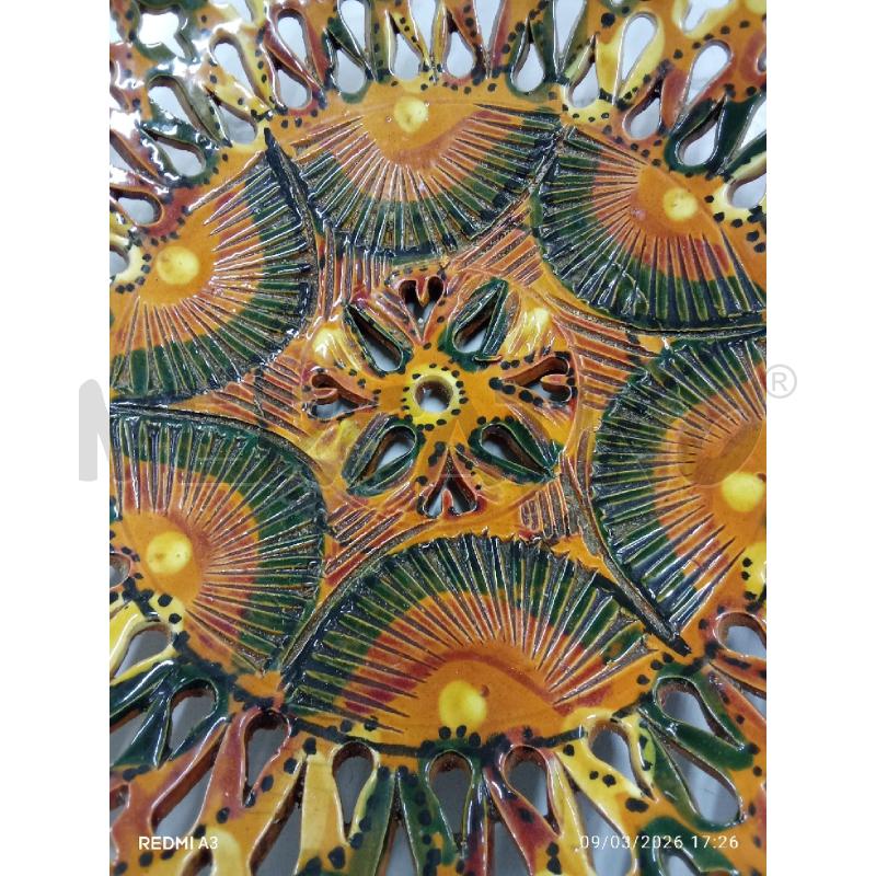 CENTROTAVOLA CERAMICA FORATO COLORATO  | Mercatino dell'Usato San giorgio del sannio 4
