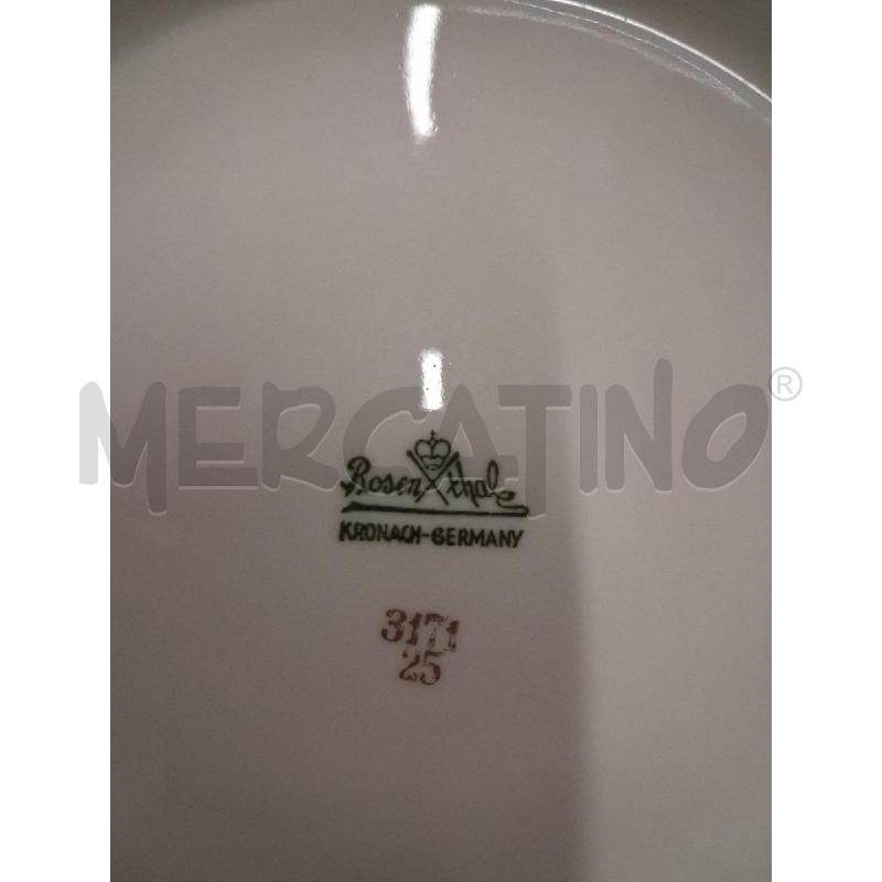 CENTROTAVOLA PORCELLANA ROSENTHAL RIGO DORATO  | Mercatino dell'Usato San giorgio del sannio 5