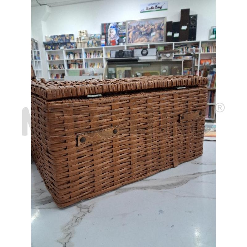 CESTA VIMINI CHIUSURA OTTONE  | Mercatino dell'Usato San giorgio del sannio 3