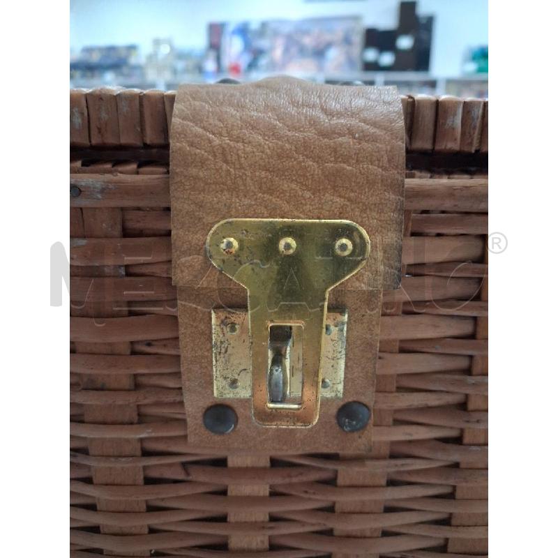 CESTA VIMINI CHIUSURA OTTONE  | Mercatino dell'Usato San giorgio del sannio 4