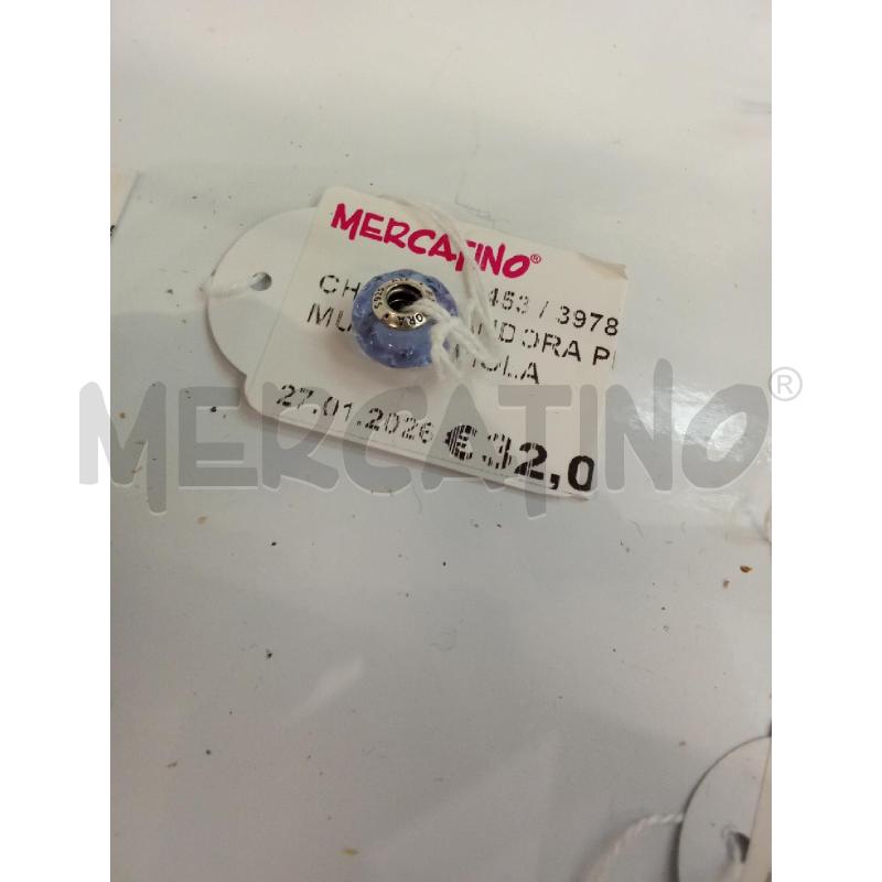 CHARM PANDORA PIETRA MURANO VIOLA | Mercatino dell'Usato San giorgio del sannio 1