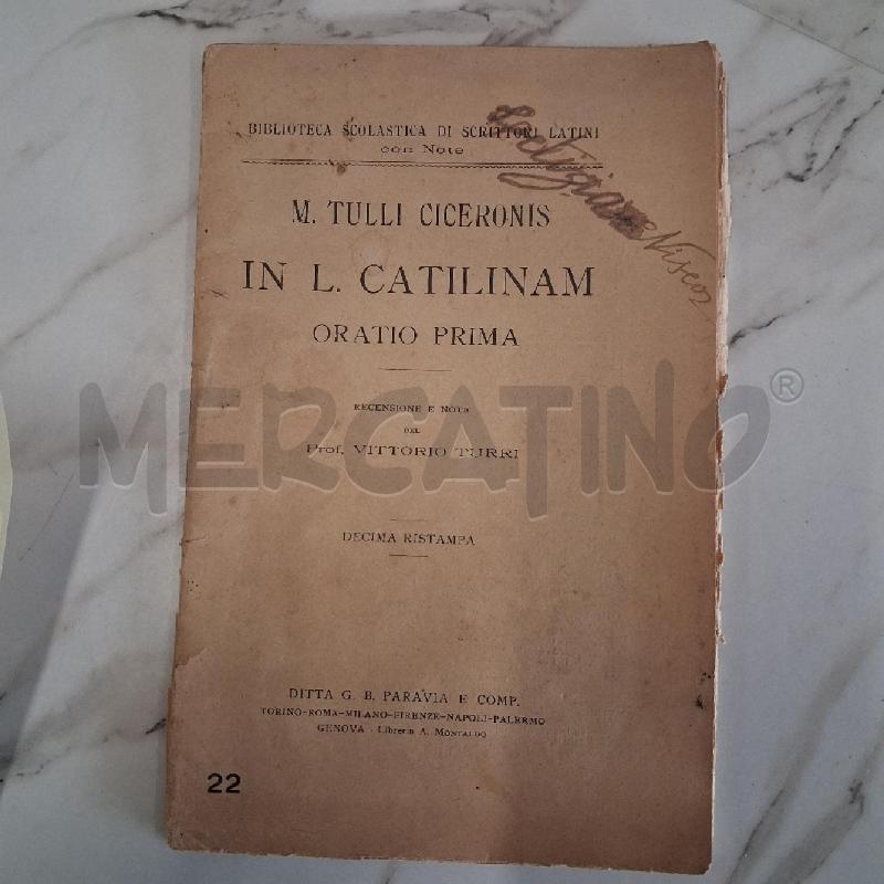 CICERONE IN L CATILINAM | Mercatino dell'Usato San giorgio del sannio 1