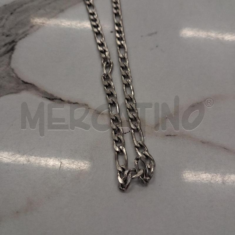 COLLANA ARGENTATA CATENA 3 PICCOLE 1 GRNDE | Mercatino dell'Usato San giorgio del sannio 3