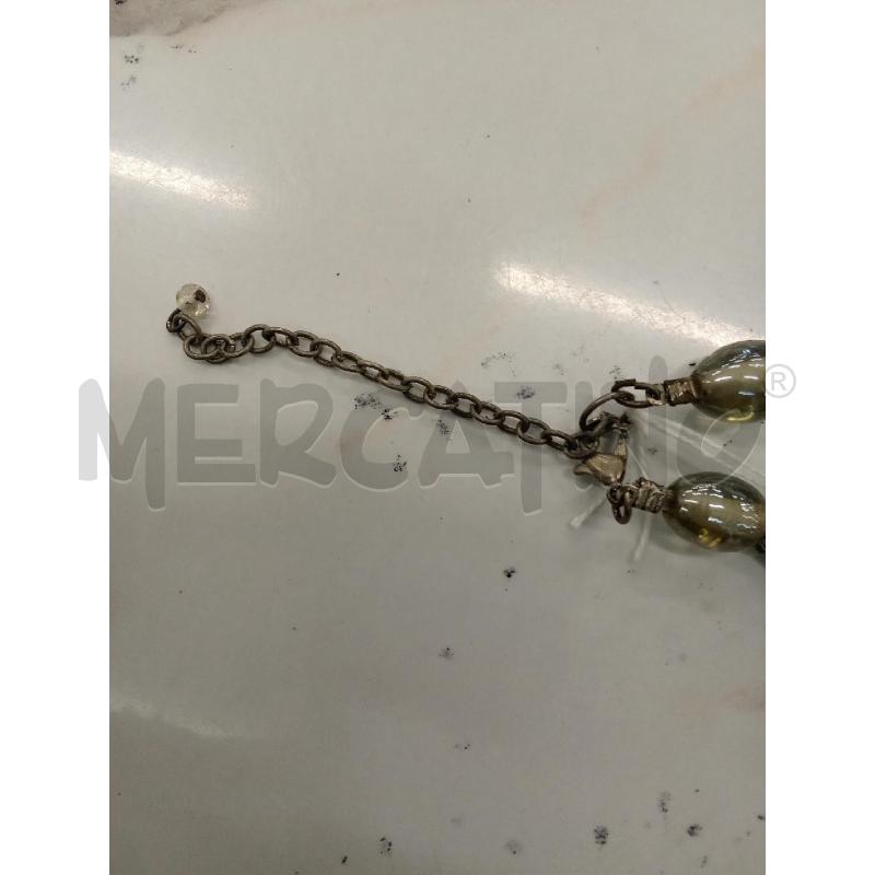 COLLANA GIROCOLLO GRIGIAS MULTIFILO PERLINE VETRATE  | Mercatino dell'Usato San giorgio del sannio 3