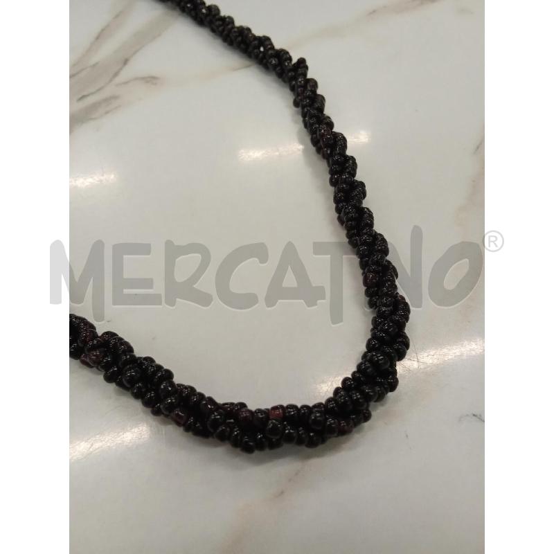 COLLANA NERA PERLINE CHIUS SALI SCENDI | Mercatino dell'Usato San giorgio del sannio 3