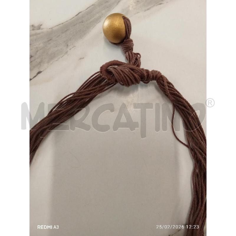 COLLANA THUN FILI MARRONI  | Mercatino dell'Usato San giorgio del sannio 3