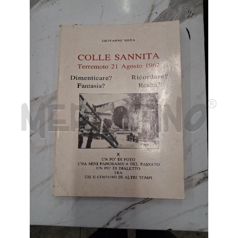 COLLE SANNITA TERREMOTO 21 AGOSTO | Mercatino dell'Usato San giorgio del sannio 1