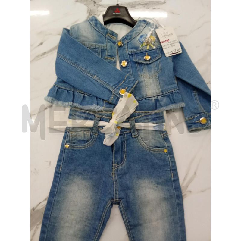 COMPLETO BAMBINA JEANS GIACCA + TSHIRT + PANTALONE | Mercatino dell'Usato San giorgio del sannio 3