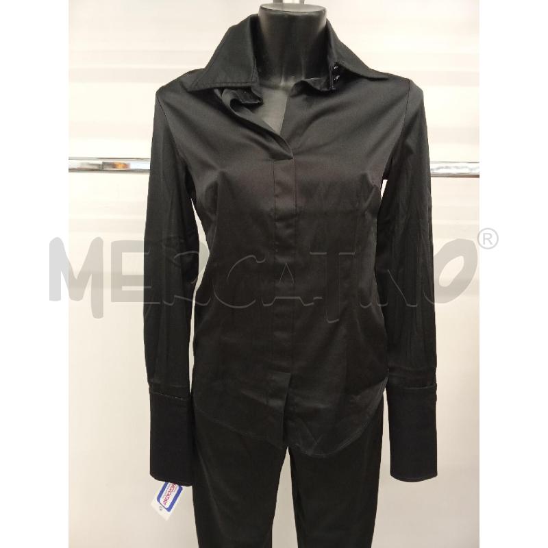 COMPLETO DONNA 2PZ CAMICIA PANTALONE RASO NERO MORGAN | Mercatino dell'Usato San giorgio del sannio 2