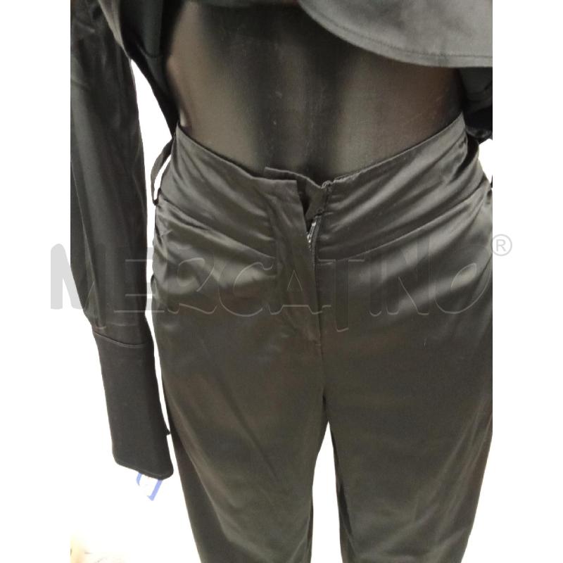 COMPLETO DONNA 2PZ CAMICIA PANTALONE RASO NERO MORGAN | Mercatino dell'Usato San giorgio del sannio 4