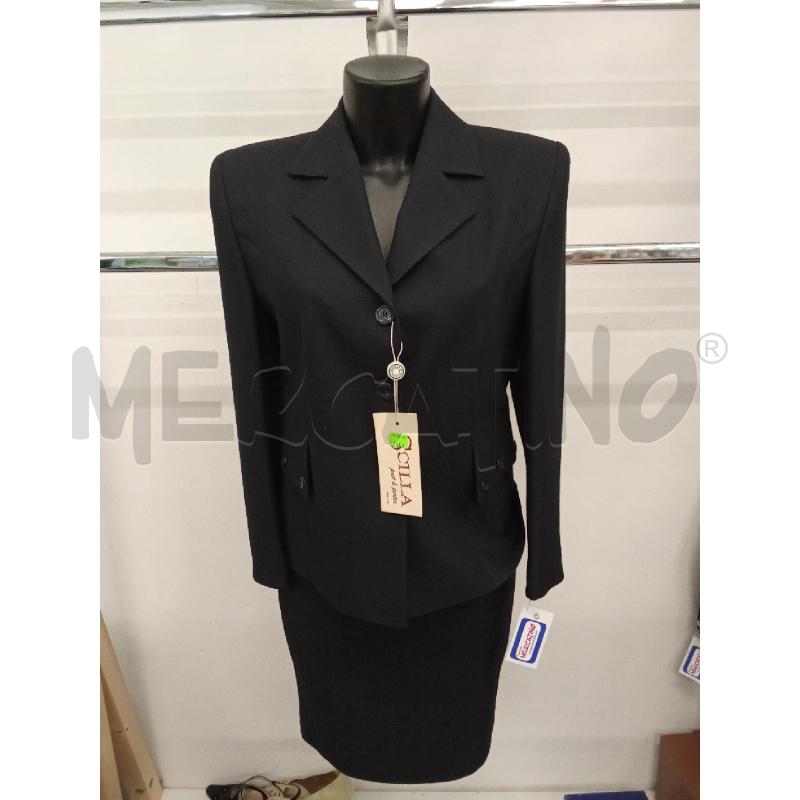 COMPLETO DONNA 2 PZ BLU SCILLA GONNA + GIACCA  | Mercatino dell'Usato San giorgio del sannio 1