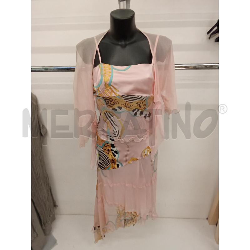 COMPLETO DONNA 3 PZ ROSA COPRISPALLE GONNA TOP  | Mercatino dell'Usato San giorgio del sannio 1