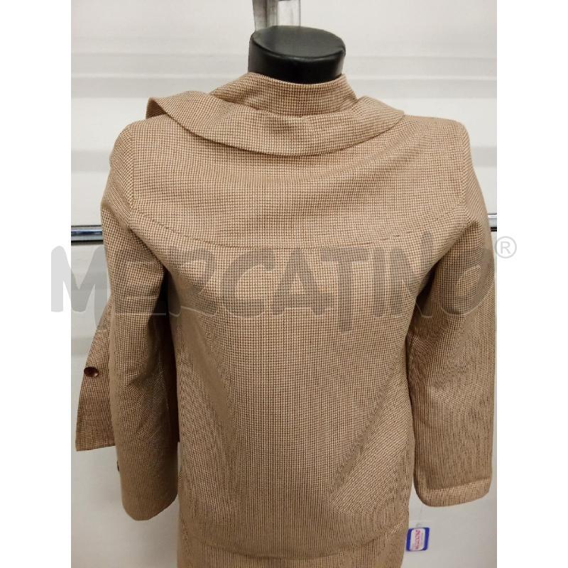 COMPLETO DONNA BEIGE PIERRE CARDI DET.MARRONEGICCA E GONNA | Mercatino dell'Usato San giorgio del sannio 3