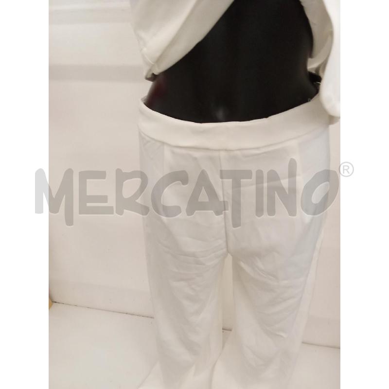 COMPLETO DONNA BIANCO PANTALONE + GILET SHEIN BOTTONE DORATO | Mercatino dell'Usato San giorgio del sannio 3