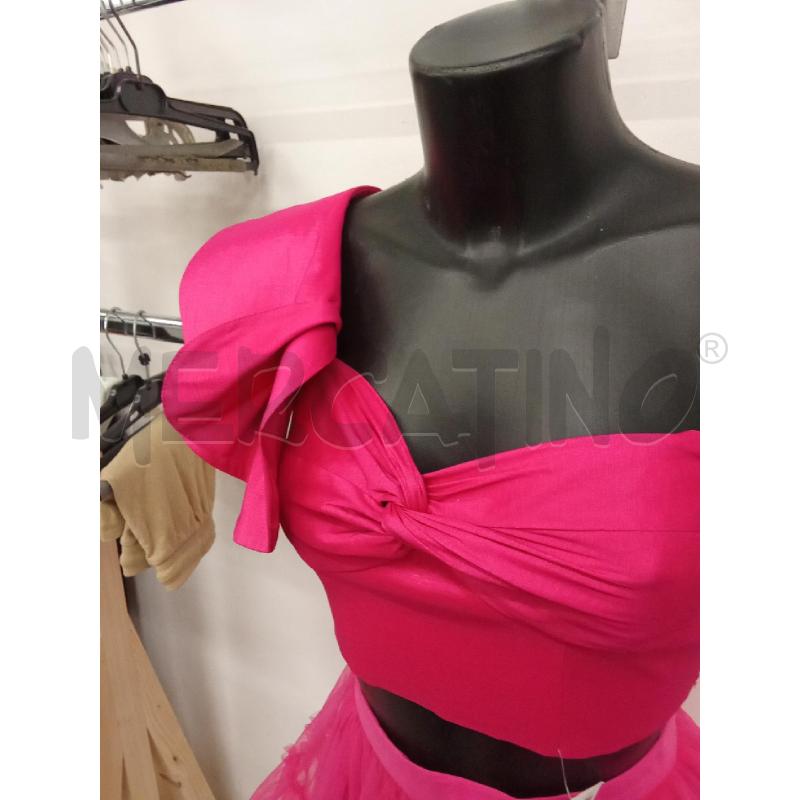 COMPLETO DONNA FUCSIA CON GONNELLINA IN TULLE 2 PZ SHEIN XS  | Mercatino dell'Usato San giorgio del sannio 3