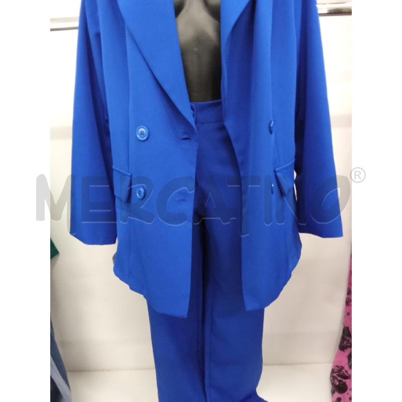 COMPLETO DONNA GIACCA + PANTALONE BLU ELETTRICO NEW COLLECTION | Mercatino dell'Usato San giorgio del sannio 3