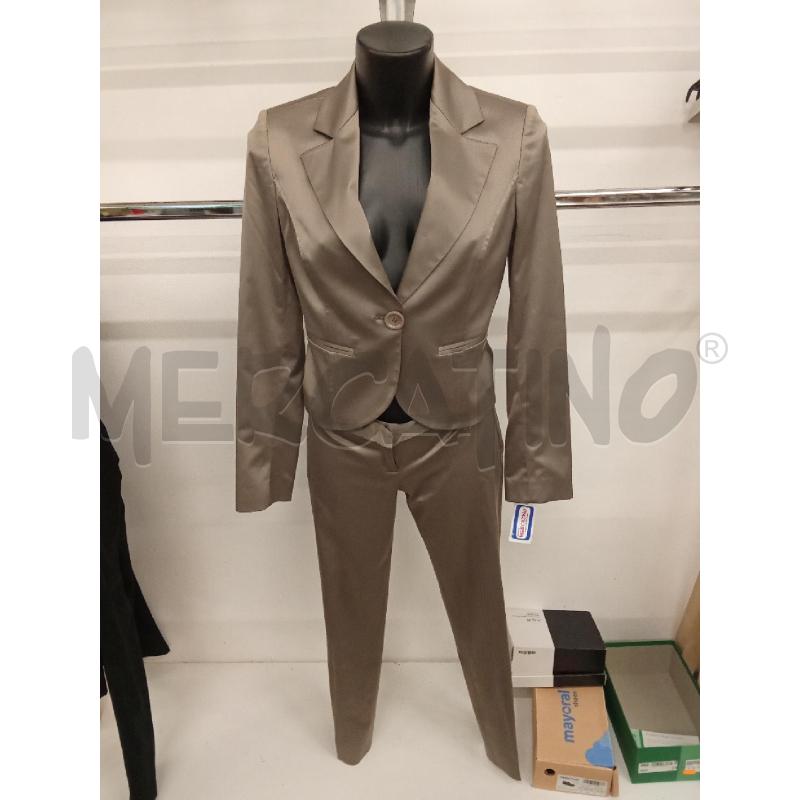 COMPLETO DONNA GIACCA + PANTALONE ENTREAMIS GRIGIO  | Mercatino dell'Usato San giorgio del sannio 1
