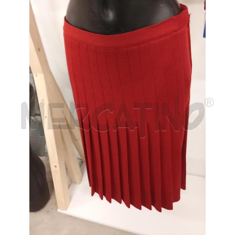COMPLETO DONNA ROSSO LUISA SPAGNOLI DET.COLLETTO BEIGE | Mercatino dell'Usato San giorgio del sannio 4