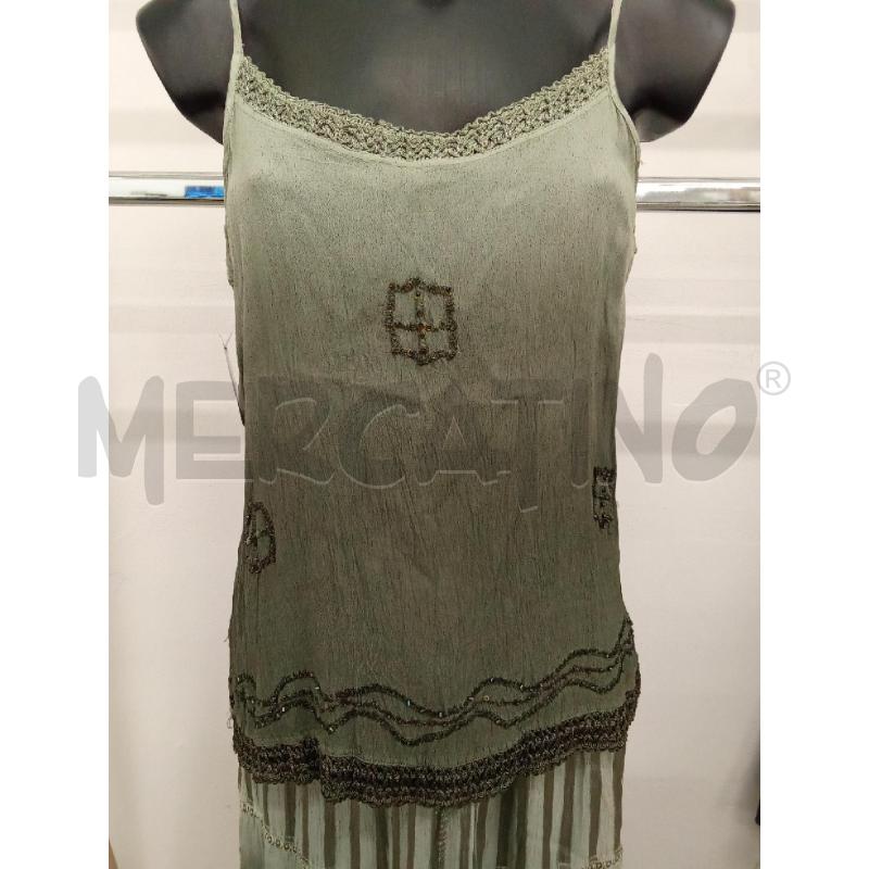 COMPLETO DONNA VERDE GONNA+TOP O.P.C | Mercatino dell'Usato San giorgio del sannio 2