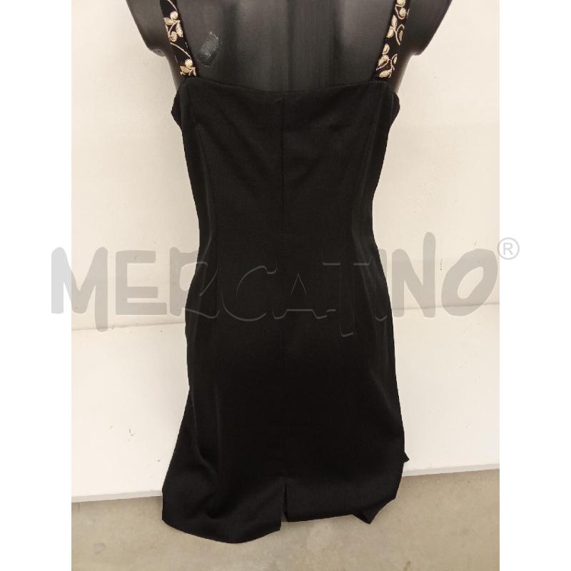 COMPLETO DONNA VESTITO NERO+GIACCHINO NERO INS. BEIGE | Mercatino dell'Usato San giorgio del sannio 4